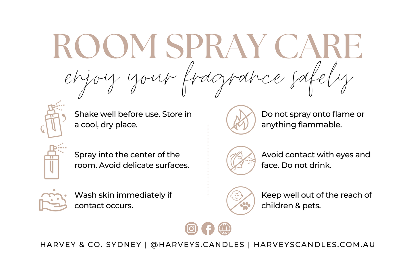 Room Sprays (100 mL)