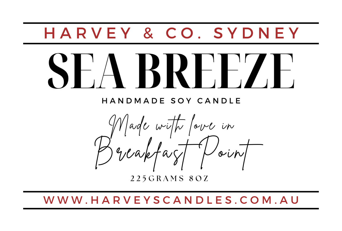Sea Breeze Soy Candle