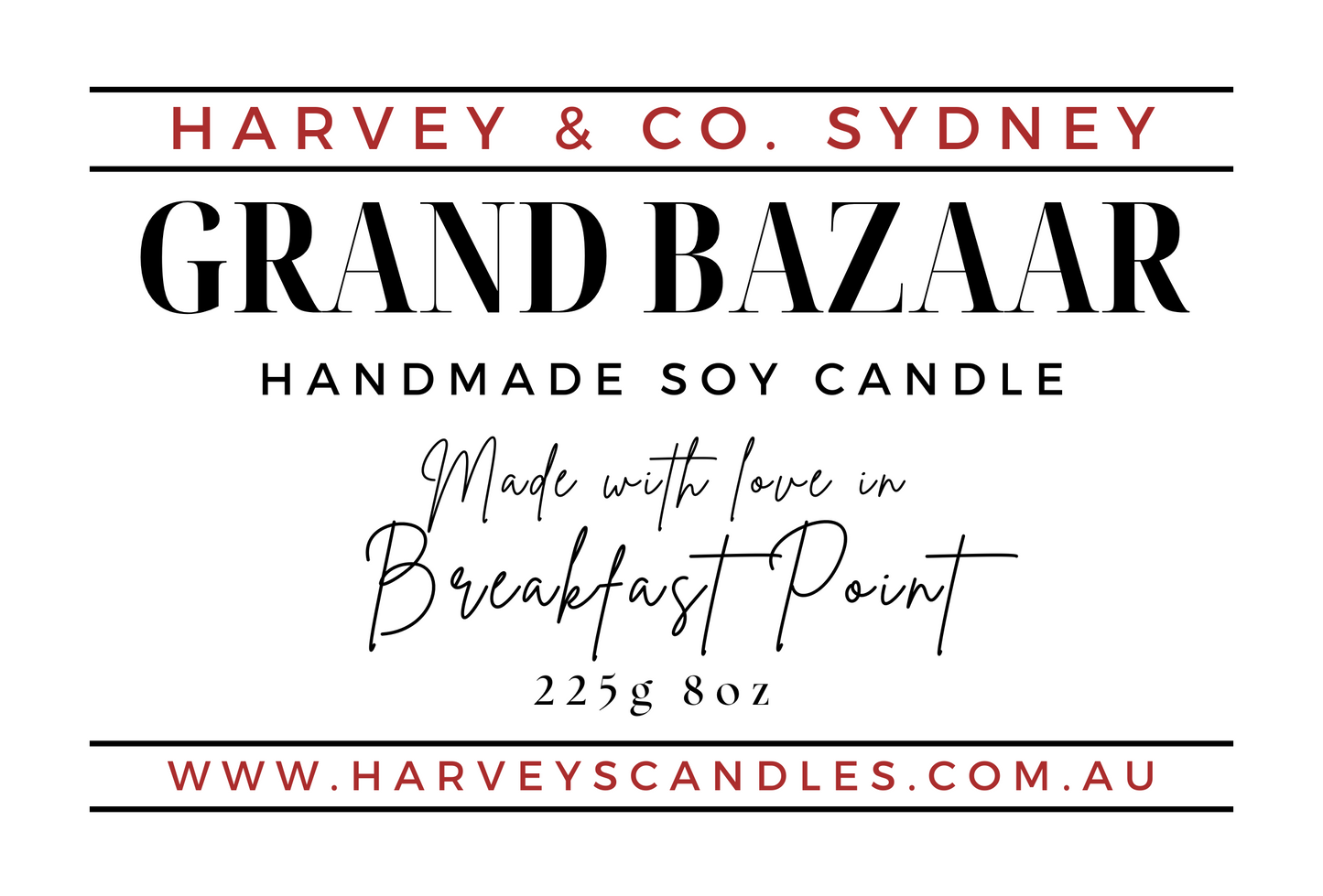Grand Bazaar Soy Candle