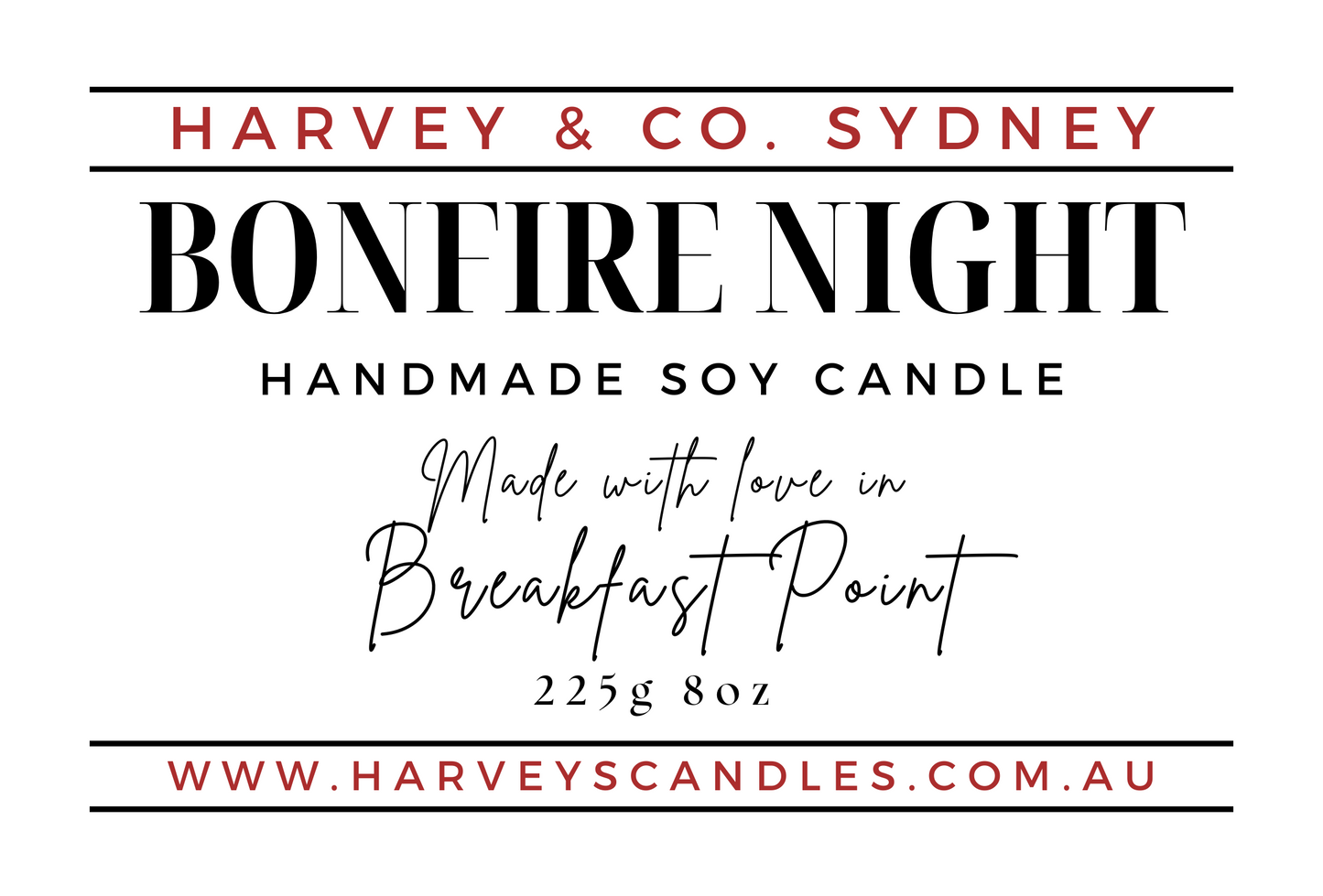 Bonfire Night Soy Candle