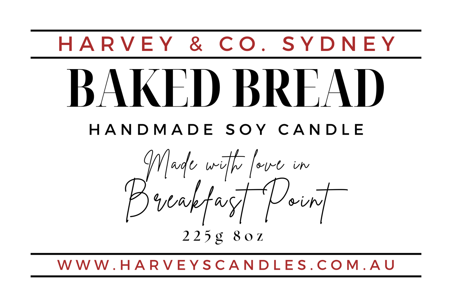 Baked Bread Soy Candle