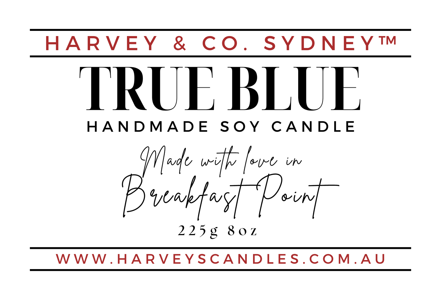 True Blue Soy Candle