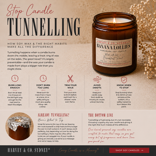Why Your Candle Tunnels (And How Soy Wax Helps Prevent It)