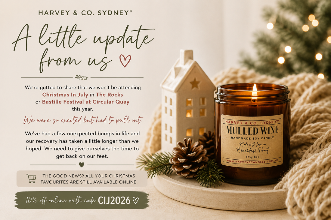 A Note From Us: Christmas In July & Bastille Festival 2026