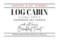 Log Cabin Soy Candle