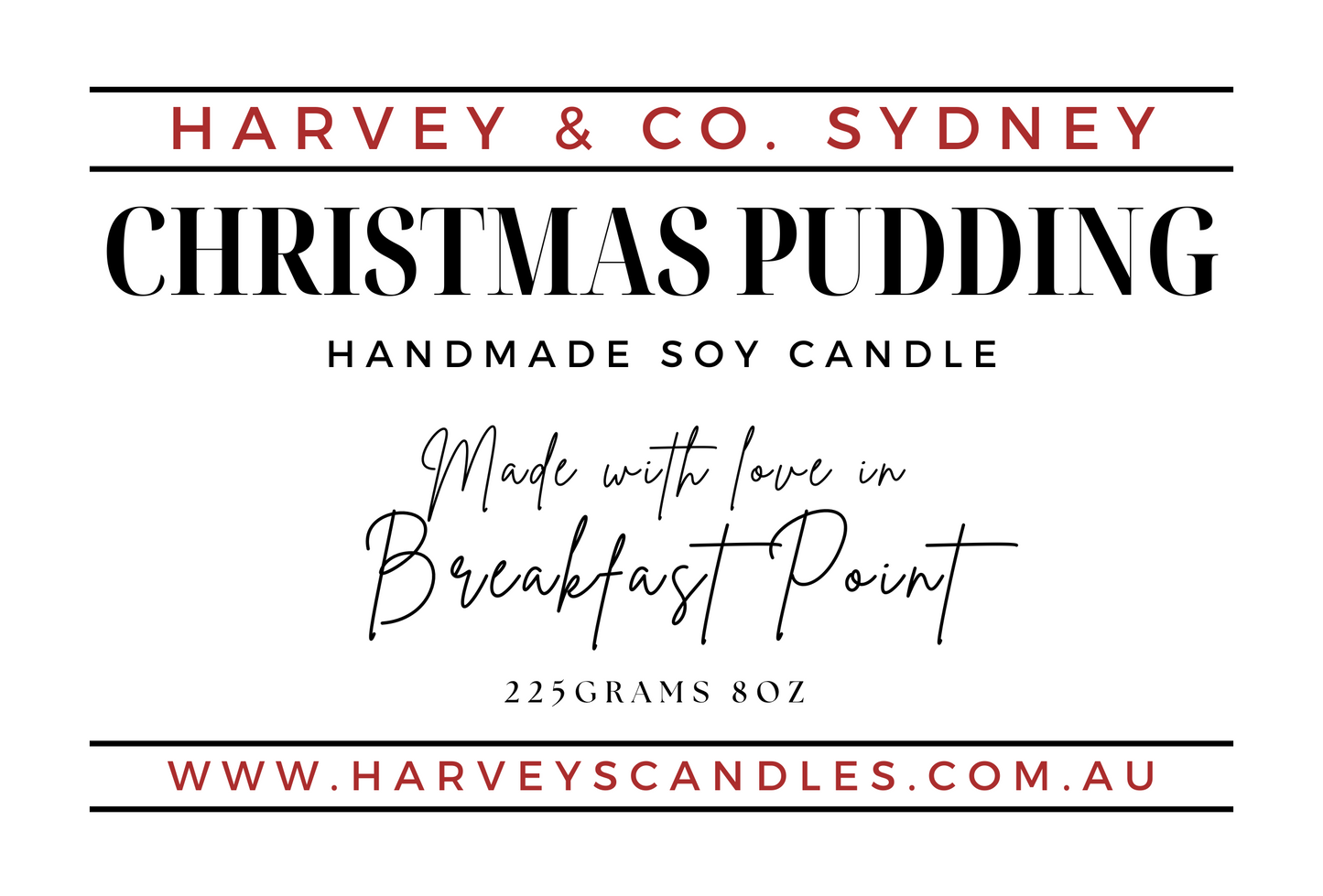 Christmas Pudding Soy Candle