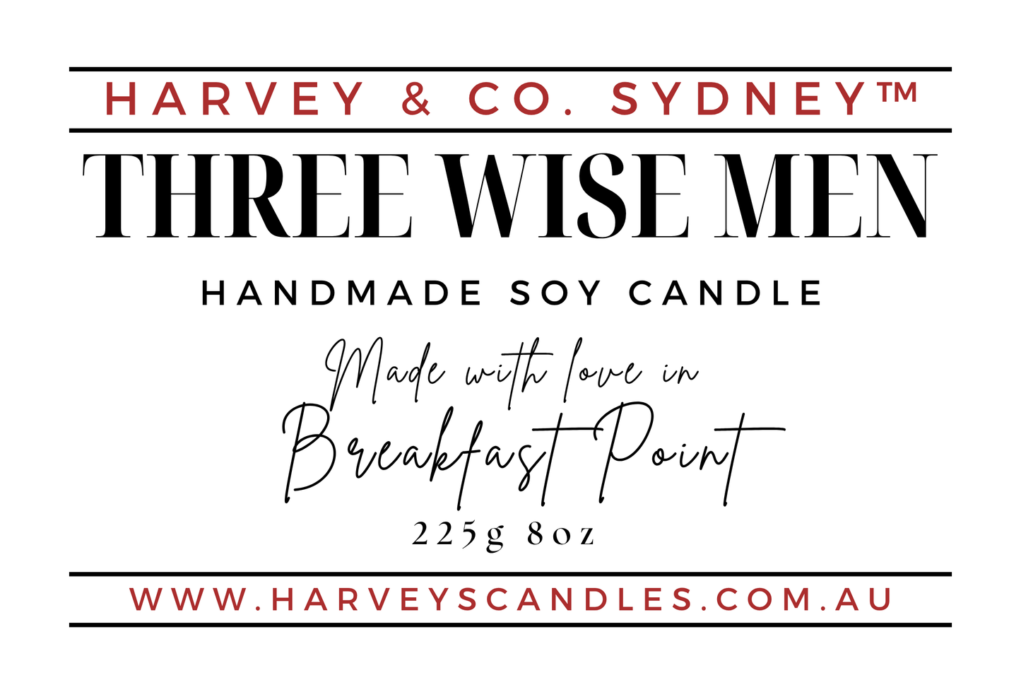 Three Wise Men Soy Candle