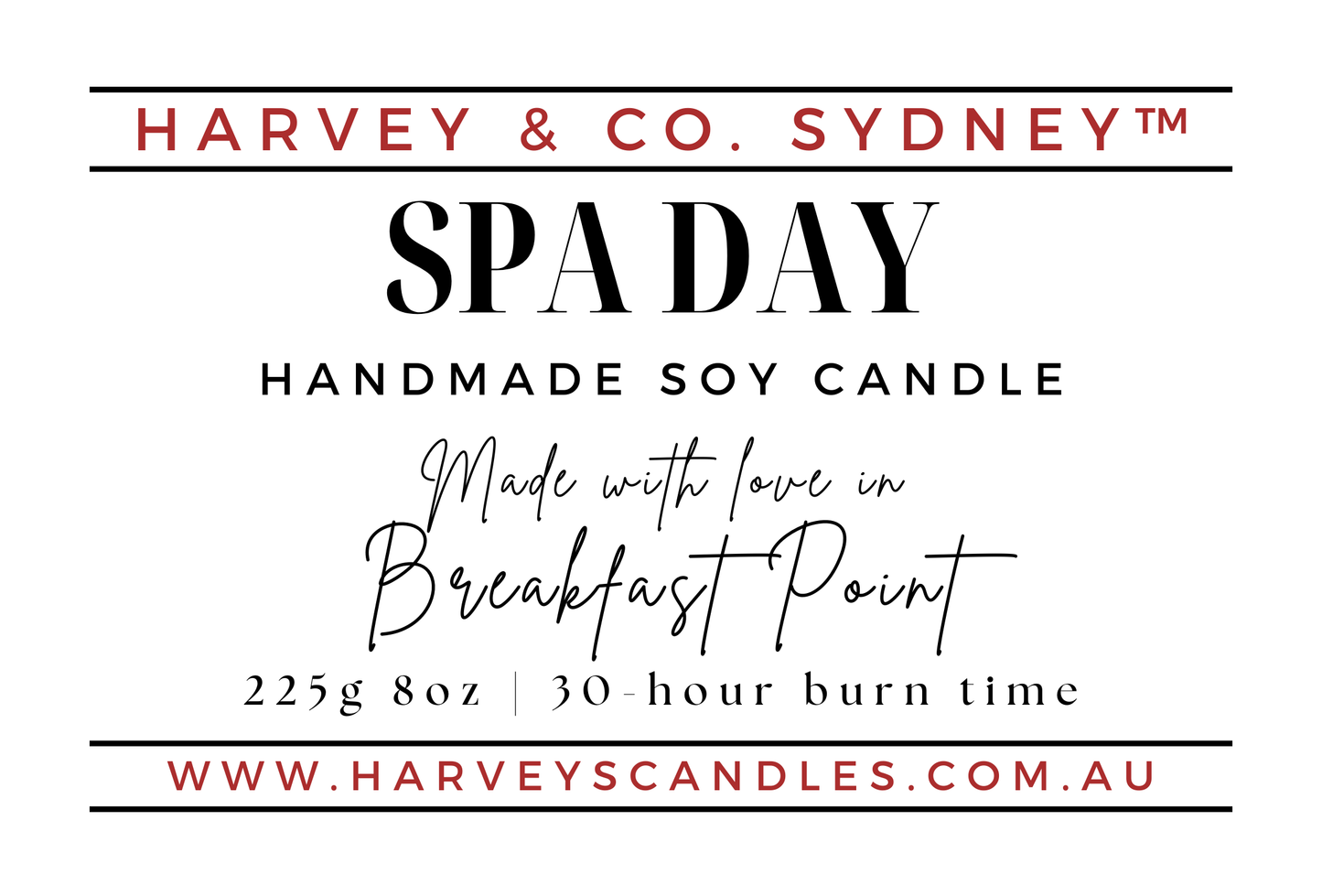 Spa Day Soy Candle