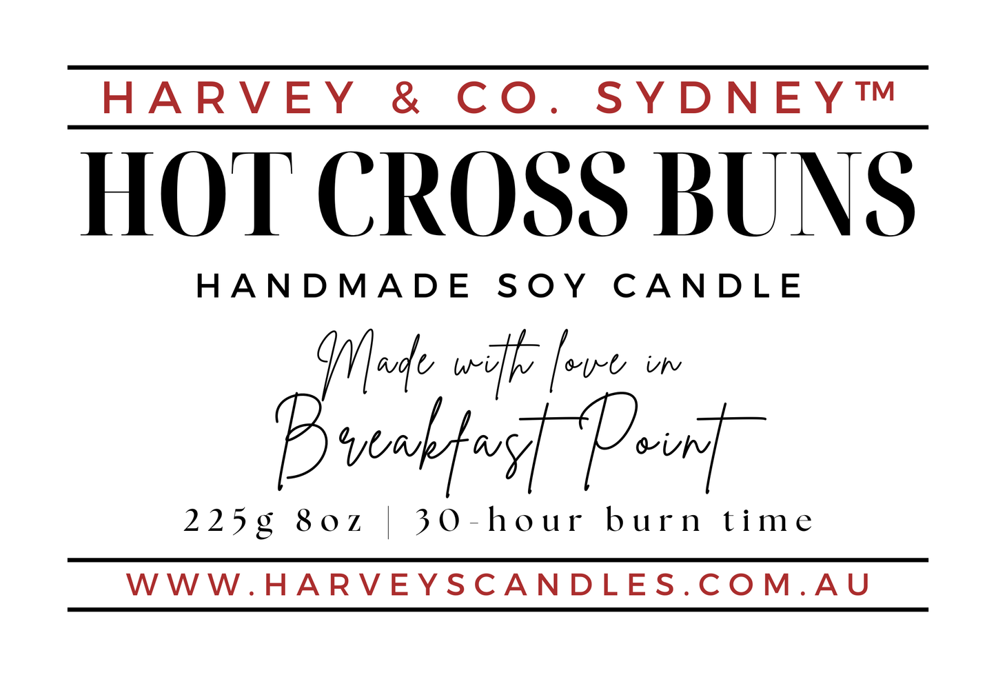 Hot Cross Buns Soy Candle
