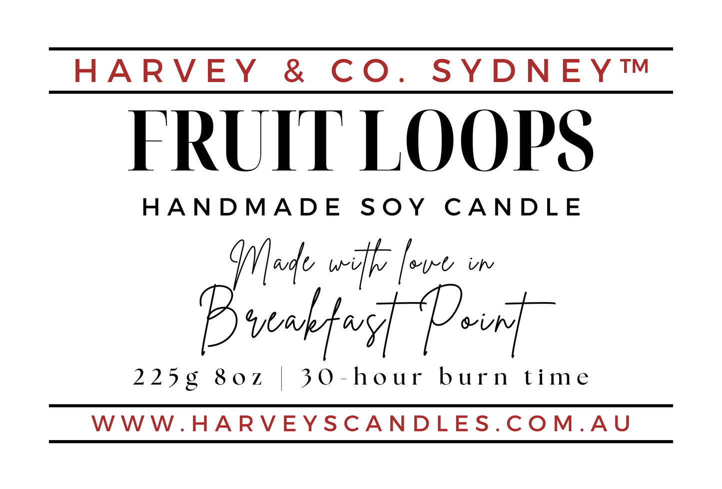 Fruit Loops Soy Candle