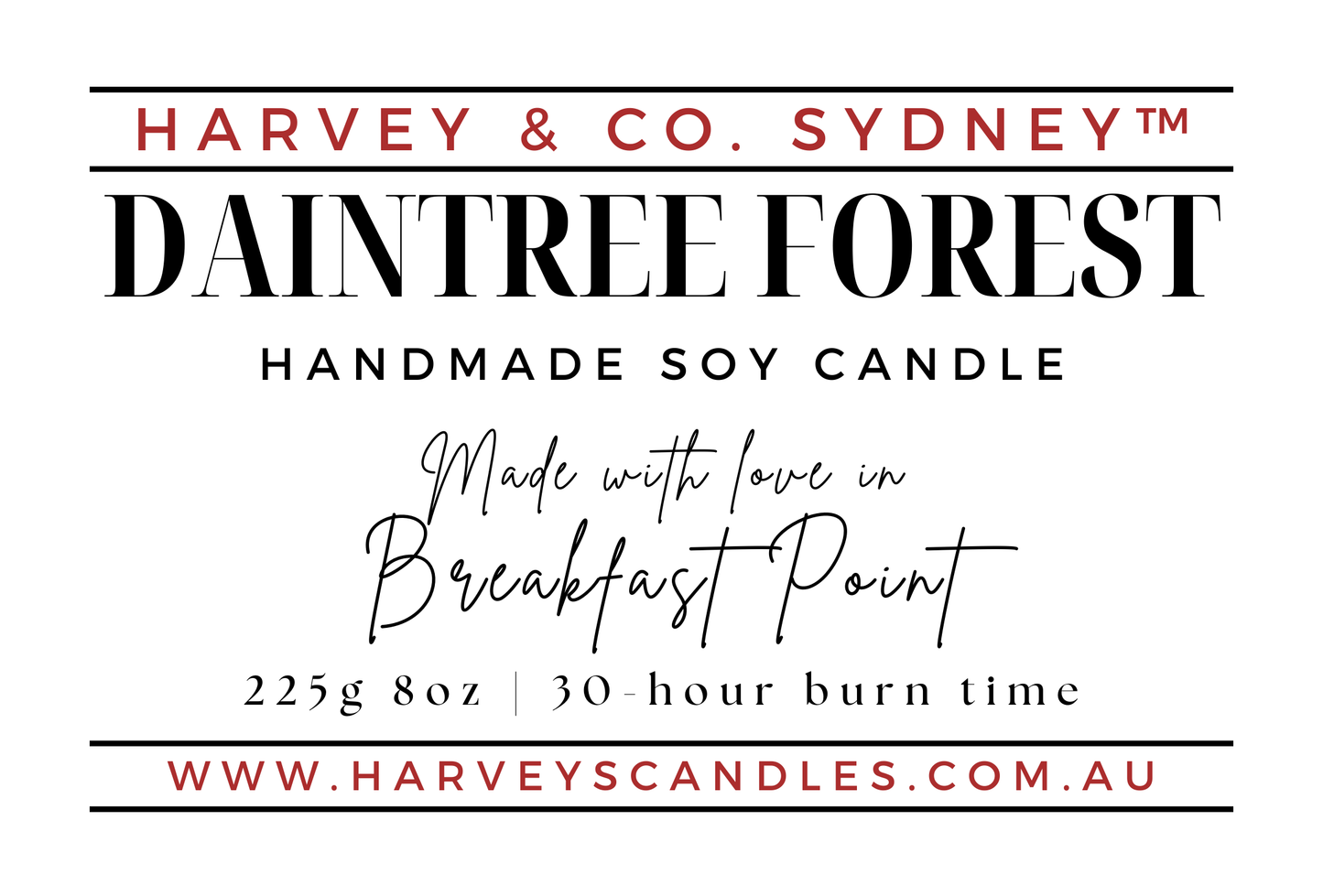 Daintree Forest Soy Candle