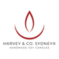 Logo of Harvey & Co. Sydney for handmade soy candles on a white background