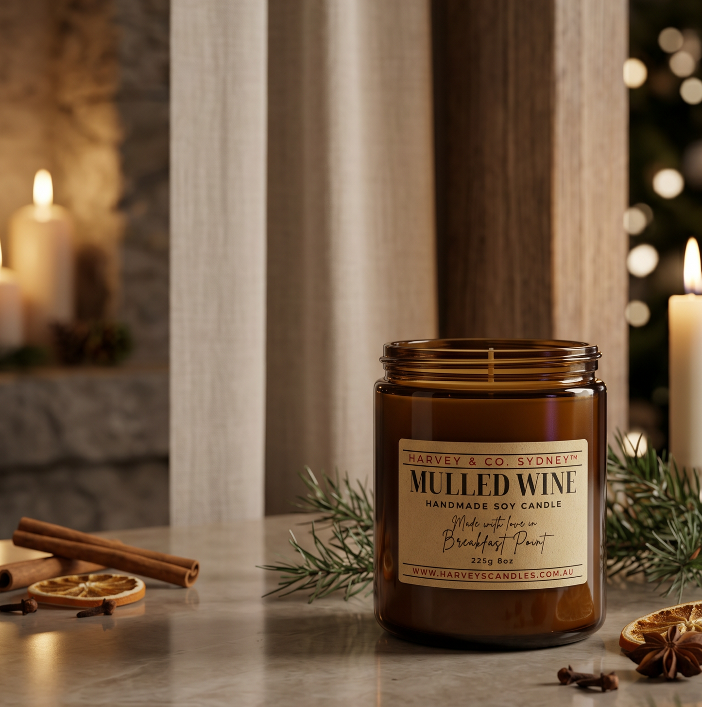 Mulled Wine Soy Candle