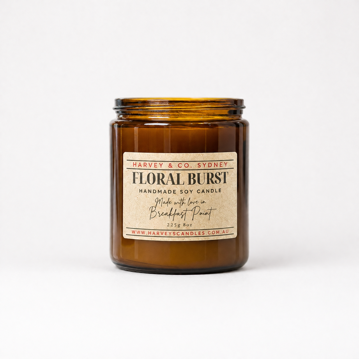 Floral Burst Soy Candle