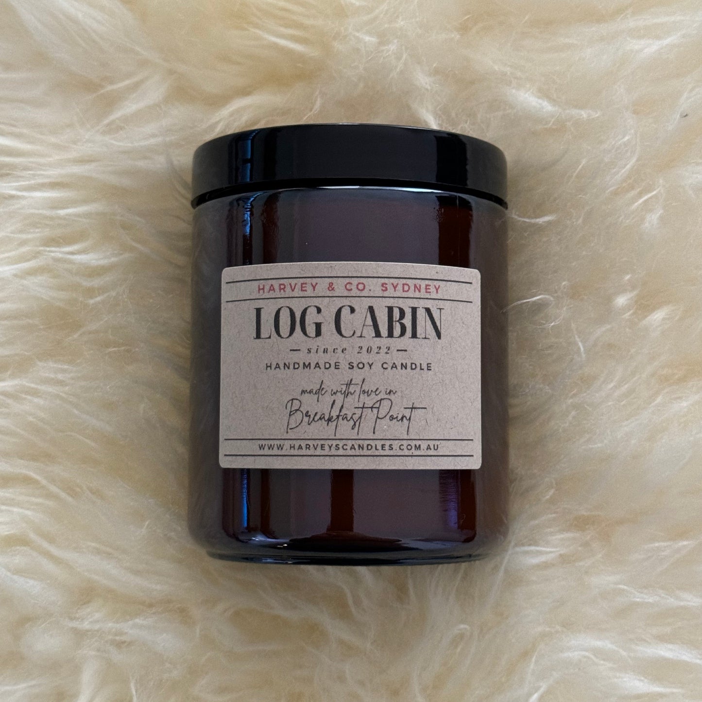 Log Cabin Soy Candle