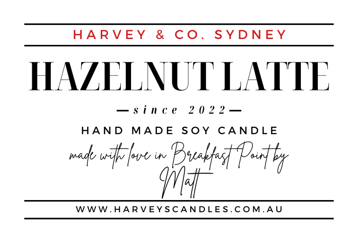 Hazelnut Latte Soy Candle
