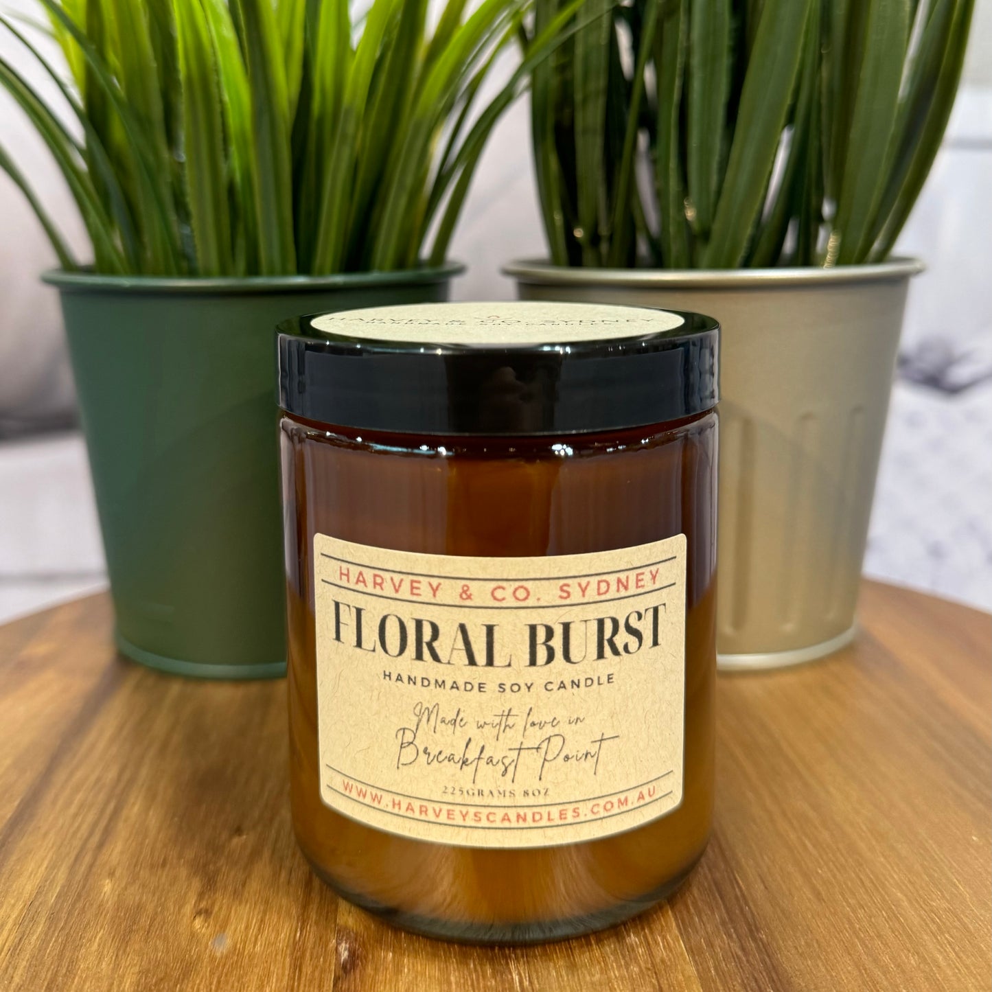 Floral Burst Soy Candle